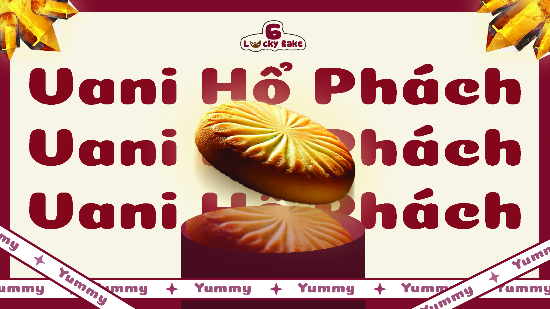 Cookie Vani Hổ Phách 6 Lucky Bake