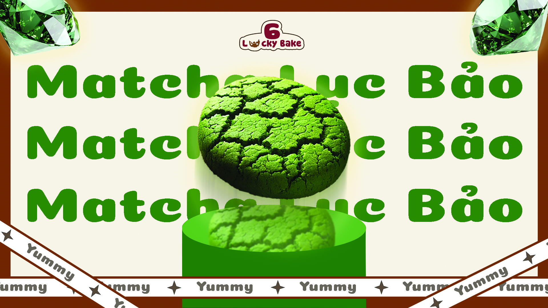 Matcha Lục Bảo của 6 Lucky Bake